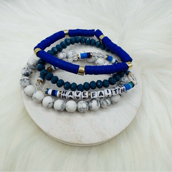 Have Faith Arm Candy Beaded Bracelet - Picture 2 of 6